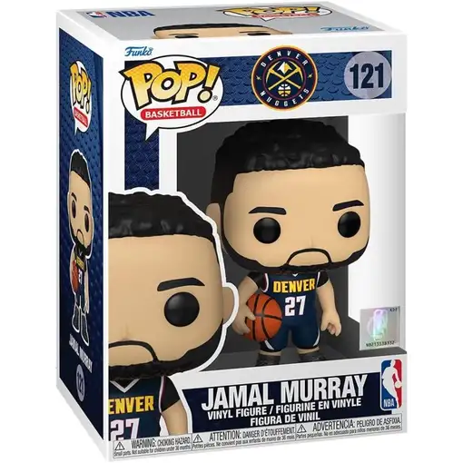 Figura Funko Pop! Baloncesto NBA Denver Nuggets Jamal Murray Modelo 121 | 57631