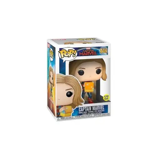 Figura Funko Pop! Marvel Capitana Marvel Modelo 444 | 37685 Brilla en la oscuridad