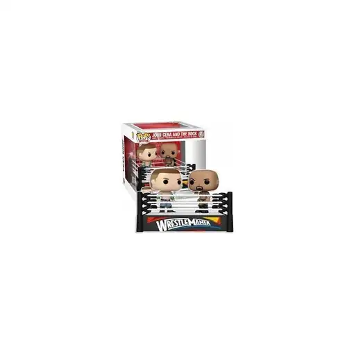 Figura Funko Pop! Momento WWE John Cena y The Rock Ring de Lucha Libre  | 61463