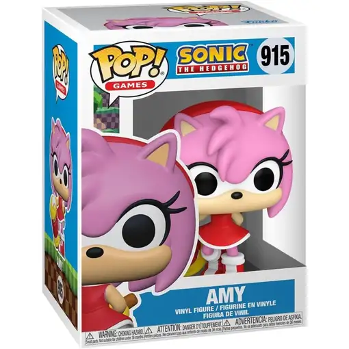 Figura Funko Pop! Juegos Sonic The Hedgehog Amy Rose Modelo 915 | 70582