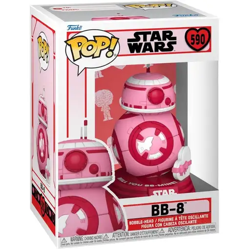 Figura Funko Pop! Star Wars BB-8 Modelo 590 | 67611 Edición Especial San Valentín