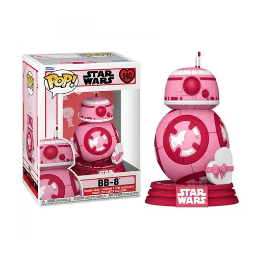 Figura Funko Pop! Star Wars BB-8 Modelo 590 | 67611 Edición Especial San Valentín
