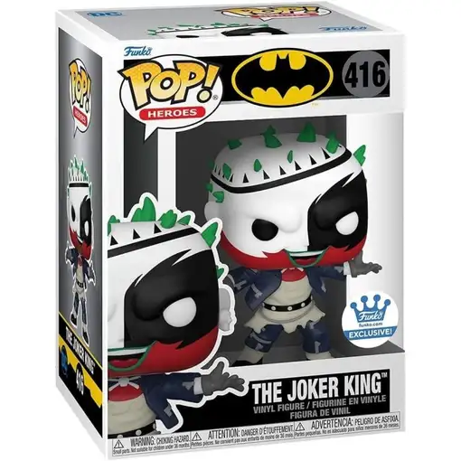 Figura Funko Pop! DC Héroes The Joker King Modelo 416 | 58203 Edición Exclusiva