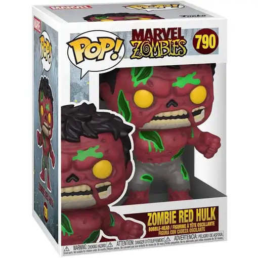 Figura Funko Pop! Marvel Zombies Zombie Red Hulk Modelo 790 | 54474