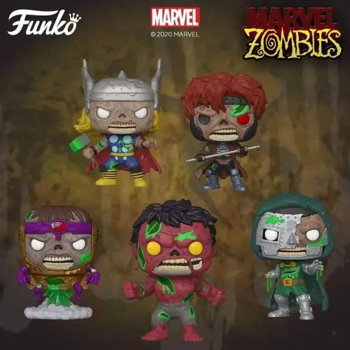 Figura Funko Pop! Marvel Zombies Zombie Red Hulk Modelo 790 | 54474