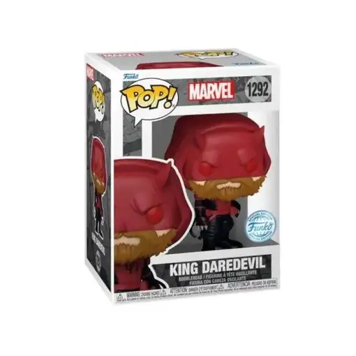Figura Funko Pop! Marvel King Daredevil Modelo 1292 | 76522 Edición Especial