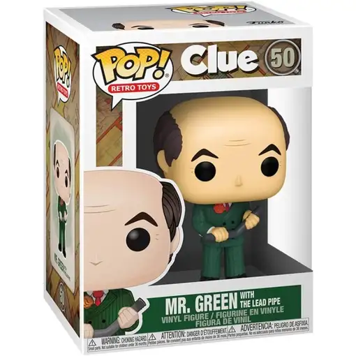 Figura Funko POP! Juguetes Retro Cluedo Mr. Green Modelo 50 | 51453