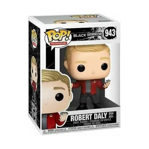 Figura Funko Pop! Televisión Black Mirror Robert Daly (S04 E01) Modelo 943 | 4536