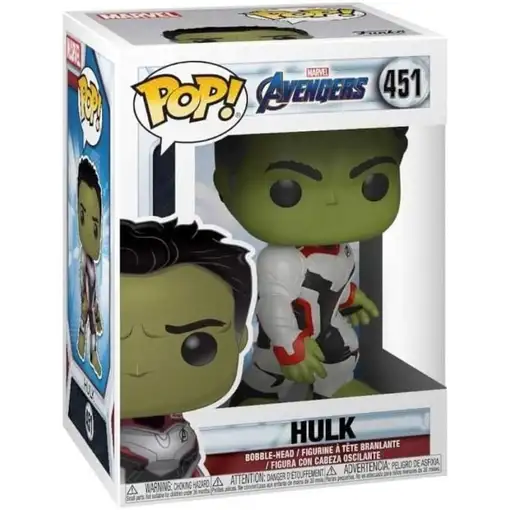 Figura Funko Pop! Marvel Los Vengadores Avengers Endgame Hulk Modelo 451 | 36659
