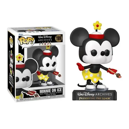 Figura Funko Pop! Disney Archives Minnie sobre hielo Modelo 1109 | 57622