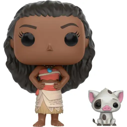 Figura Funko Pop! Disney Vaiana Moana y Pua Modelo 213 | 09926