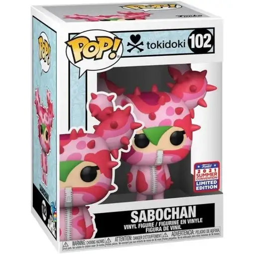 Figura Funko Pop! Tokidoki Sabochan Modelo 102 | 55918 Edición Limitada