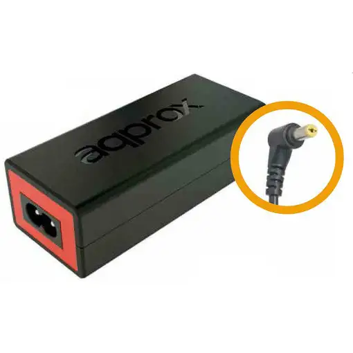 Approx appA07 adaptador e inversor de corriente Interior 90 W Negro, Rojo