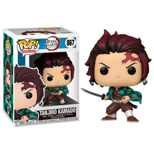 Figura Funko Pop! Animación Demon Slayer Tanjiro Kamado Modelo 867 | 49010