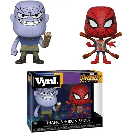 Figura Funko Pop! Vynl Marvel Los Vengadores Thanos y Iron Spider Pack-2 | 30932