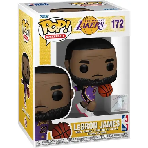 Figura Funko Pop! Baloncesto NBA Lakers Lebron James Modelo 172 | 75117