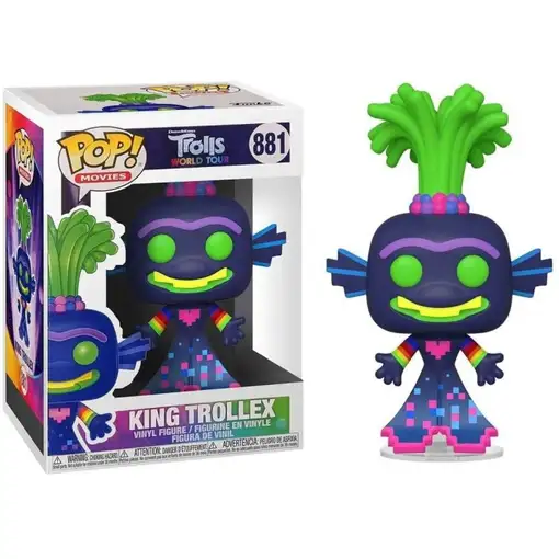 Figura Funko Pop! Películas Trolls Rey Trollex Modelo 881 | 47003