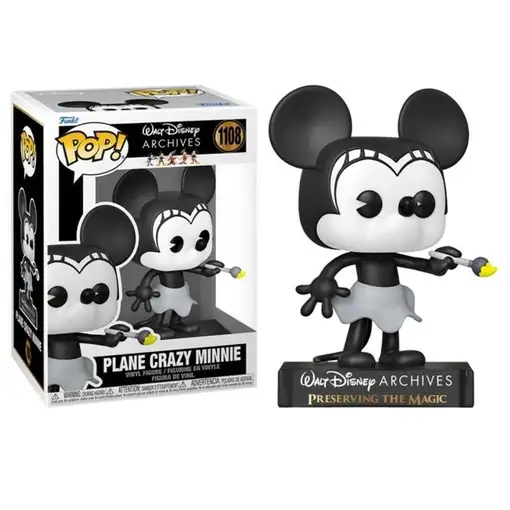Figura Funko Pop! Disney Archives Plane Crazy Minnie Modelo 1108 | 57623
