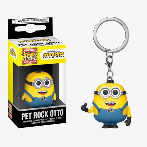Funko Pop! Llavero Minions Pet Rock Otto| 47795