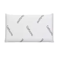 Almohada Viscoelástica Negra Perforada De Carbono 135 cm - Moonia