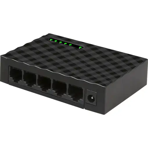 iggual GES5000 No administrado Gigabit Ethernet (10/100/1000) Negro