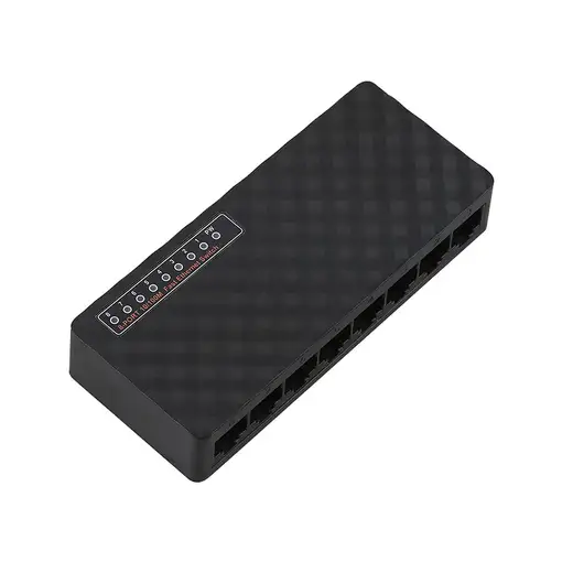 iggual FES800 No administrado Fast Ethernet (10/100) Negro