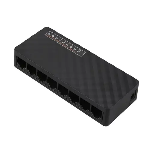iggual FES800 No administrado Fast Ethernet (10/100) Negro