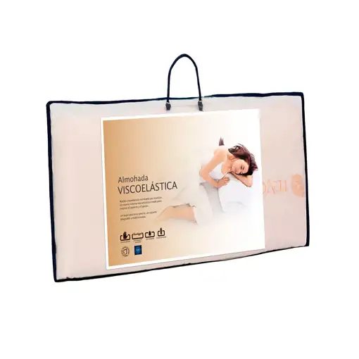 Almohada Viscoelástica Blanca Tencel 75 cm - Moonia