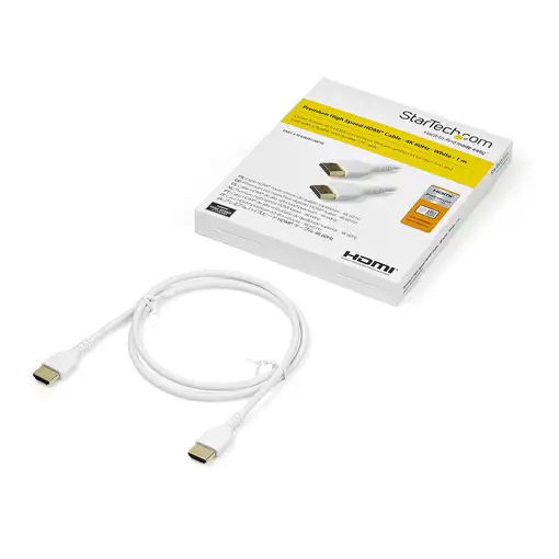 StarTech.com Cable HDMI 2.0 Certificado Premium de Alta Velocidad con Ethernet de