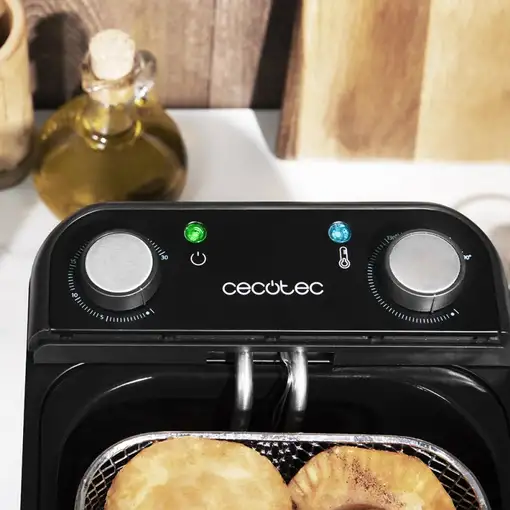 Cecotec Freidora con aceite Freidora Cecotec Cleanfry Infinity 3000 Black