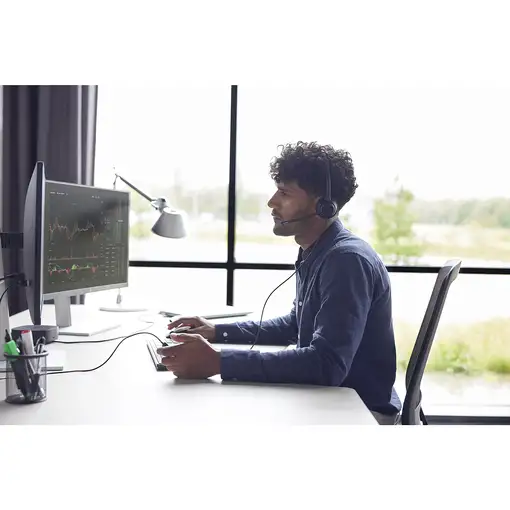 HP Poly Auriculares monoaurales Poly EncorePro 310 USB-C TAA