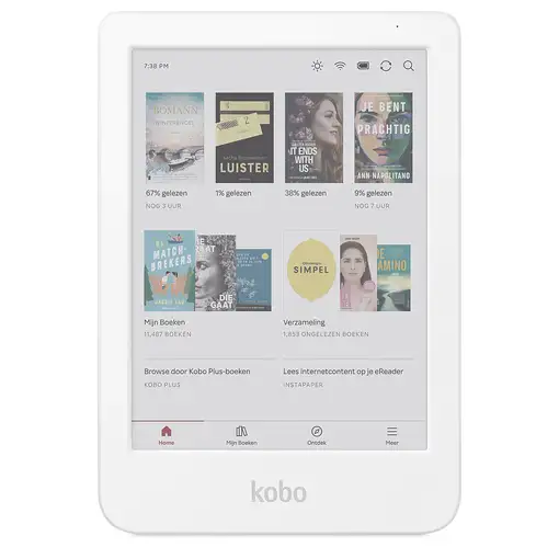 Kobo Clara Colour lectore de e-book Pantalla táctil 16 GB Wifi Blanco Kobo Clara Colour lectore de e-book Pantalla táctil 16 GB Wifi Blanco