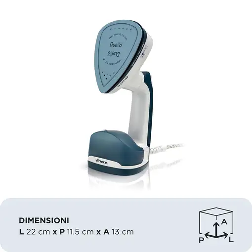 Ariete 6246/00 Vaporizador manual de prendas 0,18 L 1000 W Azul, Blanco