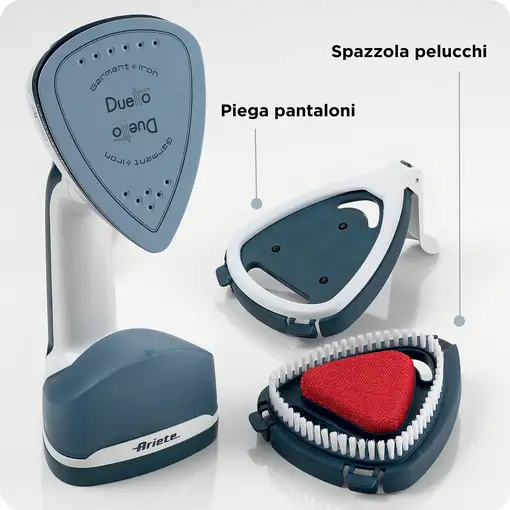 Ariete 6246/00 Vaporizador manual de prendas 0,18 L 1000 W Azul, Blanco