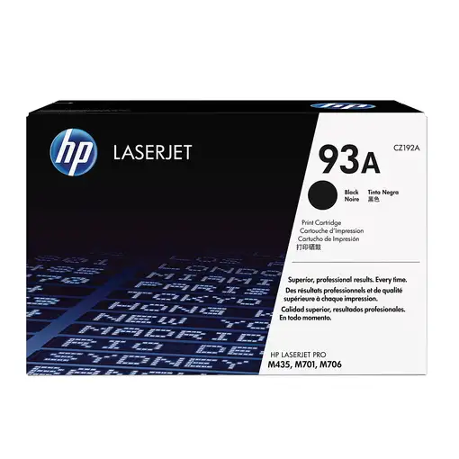 HP Cartucho de tóner original 93A LaserJet negro
