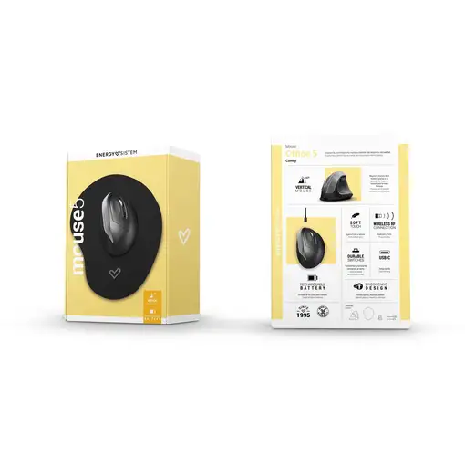 Energy Sistem Office Mouse 5 Comfy ratón Oficina mano derecha RF inalámbrico Óptic
