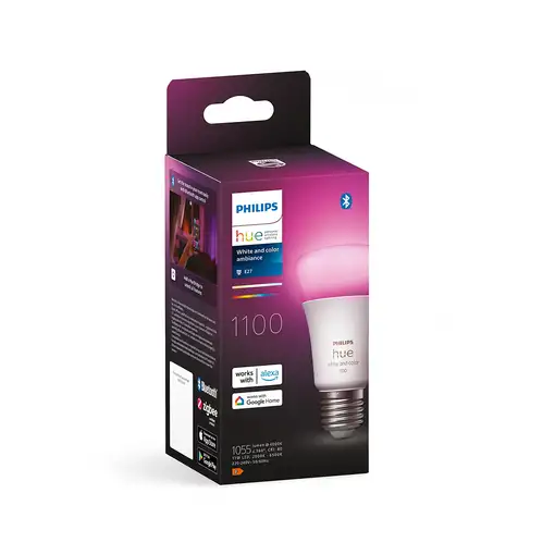 Philips Hue White and Color ambiance Bombilla inteligente A60 - E27 - 1100