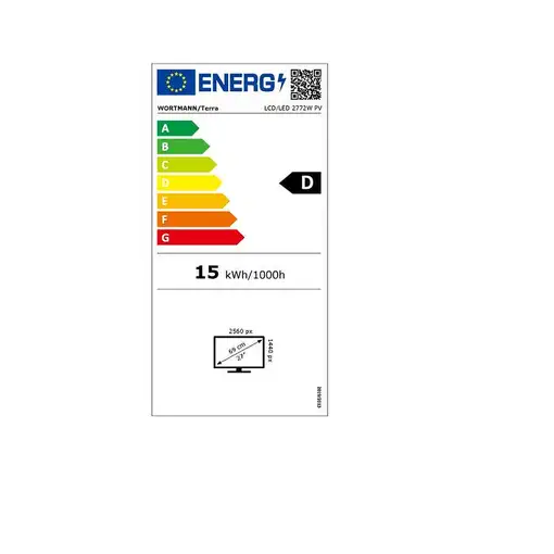 TERRA 3030223 pantalla para PC 68,6 cm (27'') 2560 x 1440 Pixeles Wide Quad HD LCD