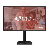 AOC 27E4U pantalla para PC 68,6 cm (27") 1920 x 1080 Pixeles Full HD LED Negro AOC 27E4U pantalla para PC 68,6 cm (27") 1920 x 1080 Pixeles Full HD LED Negro