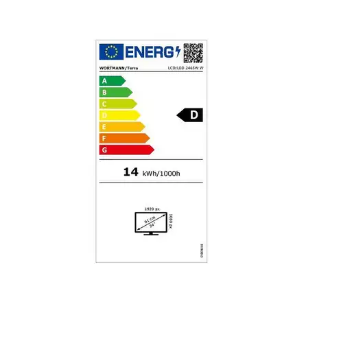 TERRA 3030222 pantalla para PC 60,5 cm (23.8'') 1920 x 1080 Pixeles Full HD LCD