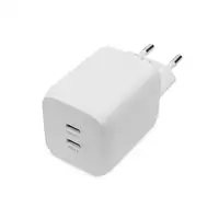 Digitus Cargador USB-C, 2 puertos, 65 W GaN
