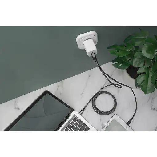 Digitus Cargador USB-C, 2 puertos, 65 W GaN