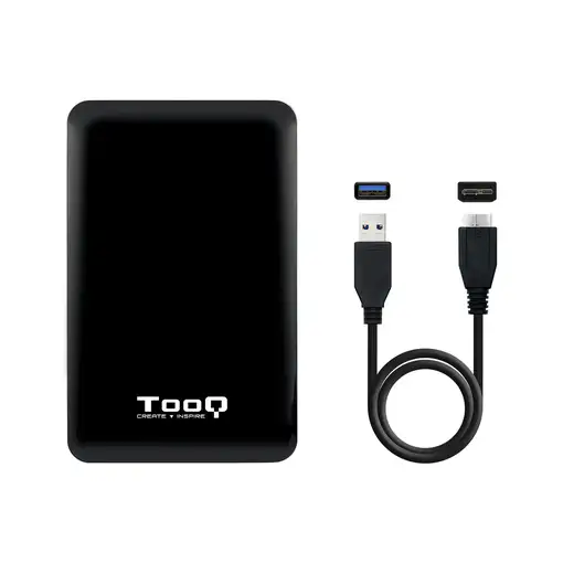 TooQ TQE-2538B caja para disco duro externo Caja de disco duro (HDD) Negro, Gris 2