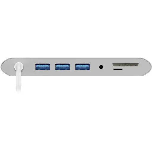 Goobay 62113 base para portátil y replicador de puertos Alámbrico USB 3.2 Gen 1