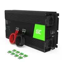 Green Cell INV25 adaptador e inversor de corriente Auto 1500 W Negro Green Cell INV25 adaptador e inversor de corriente Auto 1500 W Negro