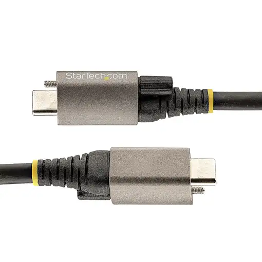 StarTech.com Cable de 50cm USB-C con Tornillo Superior de Fijación -10Gbps - Cable