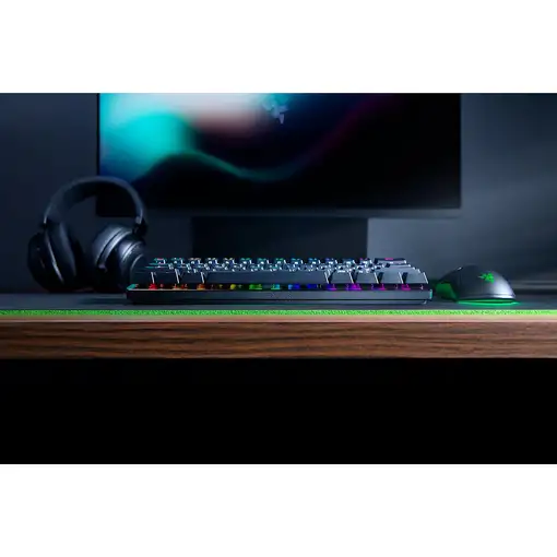 Razer Huntsman Mini teclado Juego USB QWERTZ Alemán Negro