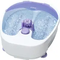 Bomann FM 8000 CB bañera de pies 90 W Violeta, Blanco