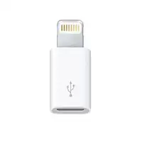 3GO A200 cambiador de género para cable Micro-USB B Lightning Blanco