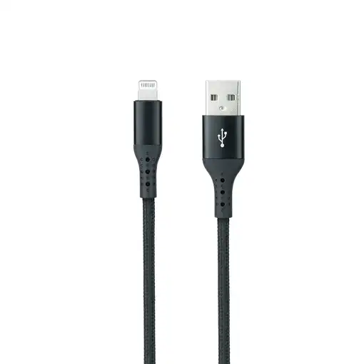 Nanocable Cable Lightning a USB 2.0, Lightning/M -USB A/M, Negro, 1 m